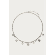 ბოტანიკური ყელსაბამი კანფეტის ყვავილებით